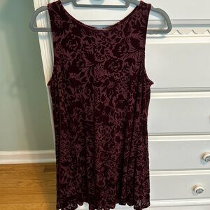 Old Navy shift dress velvet floral
